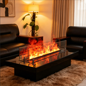Chimeneas Eléctricas de Alta Gama con Llama de Vapor de Agua Realista, Funcionamiento Silencioso, Estufa Elegante para Decoración del Hogar, para Uso en Hogares y Hoteles - Product Image 4