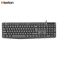 Meetion C235 Economic USB 104 Keys Full Size Wired Keyboard and Mouse Set Combo Suitable for Business Office Laptop