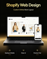 Servicio de Diseño de Marca Premium para Comercio Electrónico, Gráficos Vectoriales Personalizados para Imágenes de Anuncios, Desarrollo de Tiendas Shopify, Diseño Original de Lujo