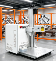 Machine de marquage laser à fibre portable pour le marquage couleur des métaux, la gravure de claviers et la découpe de bijoux