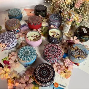 Candele Profumate di Lusso in Cera di Soia Fatte a Mano, Fragranza Duratura, Etichetta Personalizzabile, Barattolo Vintage, Candela Aromaterapica - Product Image 5