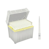 Embouts de filtre pour micro-pipette de laboratoire jetables stériles universels jaune bleu clair 10ul 200ul 1000ul