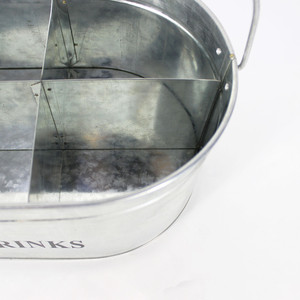 Thiết kế hiện đại mạ kẽm kim loại băng xô xử lý nước giải khát bồn cho cocktail Bar rượu bia uống bên lưu trữ hộp Thùng - Product Image 3