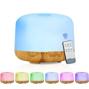 Tinh Dầu Khuếch Tán 550Ml Dầu Khuếch Tán 7 Màu Đèn Hương Liệu Khuếch Tán Mát <span class=keywords><strong>Mist</strong></span> Độ Ẩm - Product Image 3