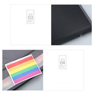 แฟ้มใส่เอกสาร A4 แบบใส ทนทาน กันน้ำ 13 ช่อง จุได้เยอะ ซิปไล่เฉดสี ขยายได้ - Product Image 5