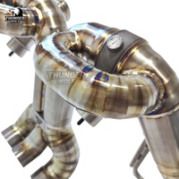 Système d'échappement Catback en alliage de titane Hetu Ultimate Performance, ajustement parfait pour Lamborghini LP740 (tuyau droit), débit élevé