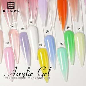 Giá rẻ bán buôn môi trường Màu sắc hỗn hợp Nail Nguồn cung cấp ngâm tắt UV gelisch Gel Polish UV Acrylic Gel Builder Nail mở rộng - Product Image 5