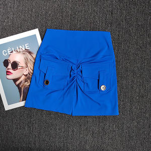 Leggings courts de yoga pour le fitness et le cyclisme, couleur unie, sexy, doux, serré, taille haute, entraînement complet, athlétique - Product Image 4