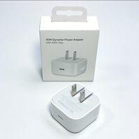 Chargeur pour iPhone 17, adaptateur secteur PD 40W avec 60W max, chargeur pour iPhone 40W, câble Type C pour iPhone 17
