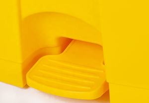 Poubelle à pédale en plastique écologique à ouverture supérieure de 15 L, seau de rangement en PP pour bureau intérieur/extérieur, diversifiée et classée, en promotion - Product Image 6