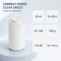 Diffuseur d'arômes pour véhicule à marque privée 20ml, machine à parfum sans eau Bluetooth, couleur et logo personnalisés, emballage, 10-50m³, minuterie intelligente