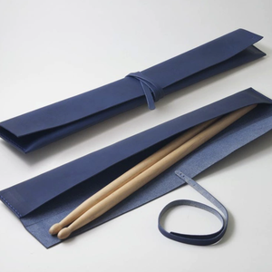 Estuche Simple para <span class=keywords><strong>Baquetas</strong></span>, Bolsa de Almacenamiento de <span class=keywords><strong>Baquetas</strong></span> de Percusión de Cuero PU, Regalo para Baterista, Bolsa para <span class=keywords><strong>Baquetas</strong></span> - Product Image 4