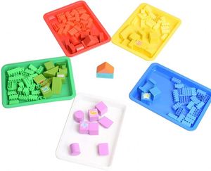 Bandejas de Plástico para Arte, Organizador de Actividades, Bandeja de Servicio para Proyectos de Arte y Manualidades en Casa, Pintura, Abalorios y Organización - Product Image 4