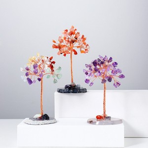 Árbol de Ágata con Cristales Naturales, Adorno de Árbol del Dinero, Decoración para Hogar u Oficina, Regalo, Venta al por Mayor - Product Image 3