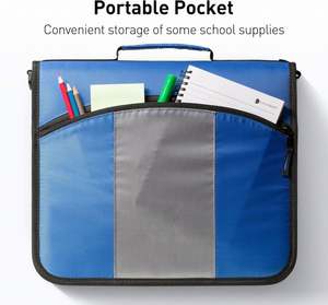 Carpeta con Cierre Desmontable BSCI de Muestra Gratuita, Carpeta con 3 Anillas en O para Suministros de Oficina y Escolares, Versión Mejorada de Carpeta con Cierre - Product Image 5