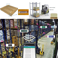 Étiquette RFID UHF 860-960 MHz ABS anti-métal, étanche, résistante aux intempéries, mini, à lecture de groupe NFC, programmable, à puce passive, longue durée de vie