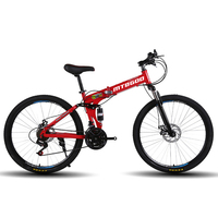 Vélo de Montagne Pliant Populaire et Abordable, Roues 24~29 pouces, Acier/Alliage, VTT Pliant Personnalisable avec Votre LOGO, pour Hommes/Unisexe