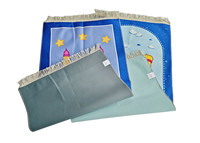 Tapis de prière islamique léger et portable pour enfants, ensemble de tapis de prière islamique pour enfants
