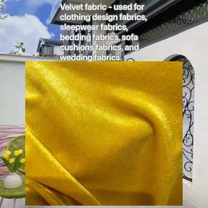 Tissu en velours de soie métallique respirant de haute qualité, fil brillant et transparent, lamé pour robes de soirée, jupes, tissu de canapé pour vêtements - Product Image 5