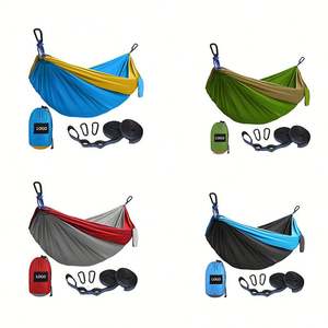 Hamac en nylon ripstop robuste - Léger et portable pour le camping, la randonnée et le trekking - Product Image 1