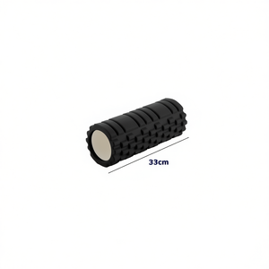 Classic 33x14cm Black Yoga Pillar Premium <b>Foam</b> <b>Rollers</b> for Flexibility and Comfort - Product Image 2