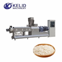 Ligne de production instantanée de riz entièrement automatique et efficace Machine à riz artificiellement fortifiée avec composant moteur central