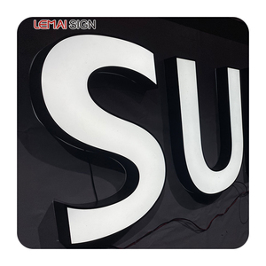 Özelleştirilmiş açık LED akrilik aydınlatma 3D kanal mektup mağaza ön ışık LED Logo harf - Product Image 1