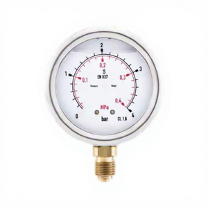 Manómetro de Tubo Bourdon Lleno de Líquido de Alta Calidad, Modelo En831-1 ICS 213.53.063, Material de Cobre - Product Image 3