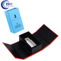 Caja de Regalo Rígida de Papel Recubierto de Alta Gama Vintage, Caja de Embalaje con Logotipo Impreso para Frascos de Aromaterapia o Productos de Perfumería