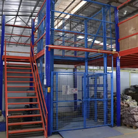 Mezzanine industrielle pour l'extérieur en acier Étagères de sol pour plate-forme de grenier Étagères empilables pour le stockage pour l'extérieur Plate-forme de sol