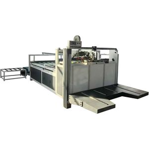 Máquina encoladora de carpetas de cajas de cartón corrugado semiautomática adecuada para cartón corrugado de 3 5 7 capas - Product Image 4