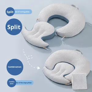 Oreiller d'allaitement post-partum, artefact d'allaitement, soutien lombaire pour bébé, coussin d'allaitement couché, oreiller auxiliaire d'allaitement - Product Image 1