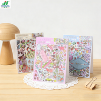 Autocollants décoratifs Kawaii en PET, auto-adhésifs, vernis brillant, découpés, lavables, formes personnalisées, pour scrapbooking