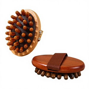 Escova de Massagem Meridian de Madeira de Bétula Personalizada com Logo - Escova de Drenagem Linfática para o Corpo Inteiro Gua Sha - Product Image 5