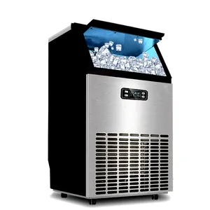 Stainless Steel Ice Maker Machine 200kg Commercial Cube Ice Machine Portable Ice Maker For Drinks