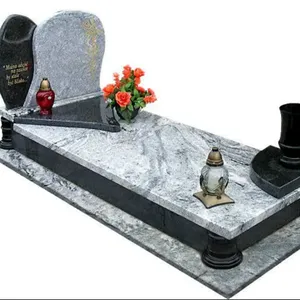 JK Manufacturer Supplier Granite Headstones Black Granite Monument