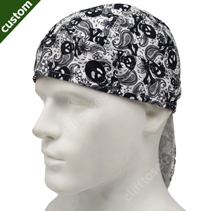Durags <span class=keywords><strong>de</strong></span> <span class=keywords><strong>moto</strong></span> <span class=keywords><strong>de</strong></span> haute qualité en maille respirante et absorbante, en soie élastique, personnalisables OEM, pour un sommeil agréable - Product Image 5