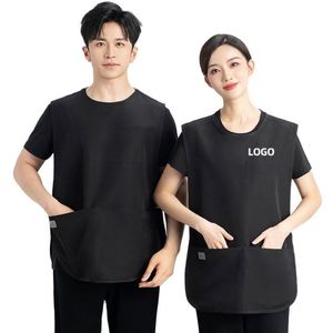 Tablier de cuisine, de bar, de salon de coiffure et pour serveurs, en HDPE, avec design attrayant, logo personnalisé, motifs pour enfants, pour barista, pour la cuisine estivale, mini-bar, pour barbiers - Product Image 3