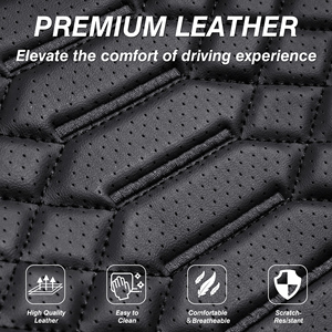 <span class=keywords><strong>Coprisedili</strong></span> Trapuntati 3D FXAP in Pelle Premium Impermeabile per Subaru Outback Forester <span class=keywords><strong>Mazda</strong></span> 3 - Set Completo - Product Image 4