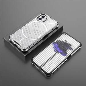 Pour <span class=keywords><strong>rien</strong></span> téléphone 2 nid d'abeille Texture coque de téléphone TPU PC anti-chute couverture arrière - Product Image 4