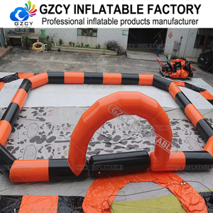 Piste de course gonflable personnalisée en PVC Oxford pour karting et quad - Installation facile - Jeux de plein air stimulants - Product Image 4