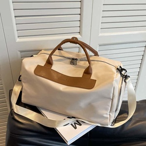 PU Leather Duffel <b>Bag</b> Waterproof Zipper Closure <b>30L</b> Travel Weekender for Business Trips - Product Image 2