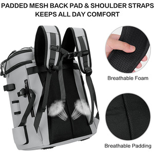 Nueva llegada reutilizable logotipo personalizado impreso portátil a prueba <span class=keywords><strong>de</strong></span> fugas aislado refrigerador mochila <span class=keywords><strong>bolsa</strong></span> para acampar al aire libre Picnics poliéster - Product Image 3