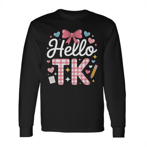 Camiseta de manga larga Hello Tk Transitional Kindergarten para la primera infancia - Product Image 2