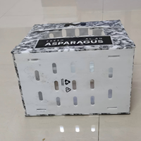 Boîte en polypropylène recyclable, pliable, empilable, écologique et imperméable pour l'emballage des fruits et légumes agricoles