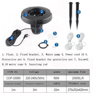 Pompa per Fontana Sommergibile SUNSUN COP-10000 per Acquario, Pompa per Fontana d'Acqua a Effetto Esplosione - Product Image 6