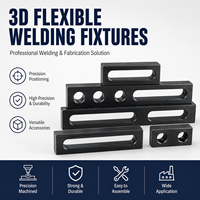 Banc de soudage flexible 3D pour charges lourdes, système de gabarit et de fixation tridimensionnel pour la fabrication en atelier