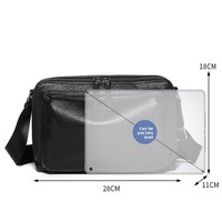 Sac à bandoulière pour homme, nouvelle arrivée, en cuir véritable, grande capacité, multifonctionnel, en cuir de vache tanné végétal