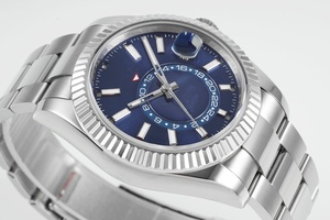 Reloj Mecánico de Lujo de Super Calidad, Resistente al Agua, 42 mm, Fábrica ZF, Movimiento ETA 2824, 32.69.34, Acero 904L, Multifunción, Esfera Azul - Product Image 3