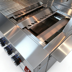 Wholesale Stainless Steel 4 Burner Automatic Rotating Rack Built in <b>Gas</b> BBQ Grills - Product Image 5